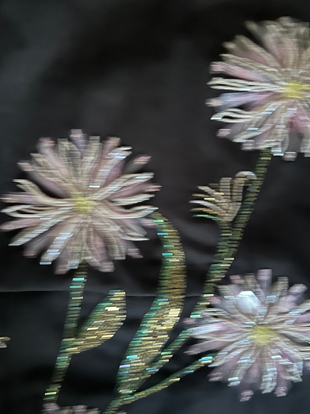 STAUD Black Strapless Dress with Pink Floral Embroidery - Picture 3 of 5